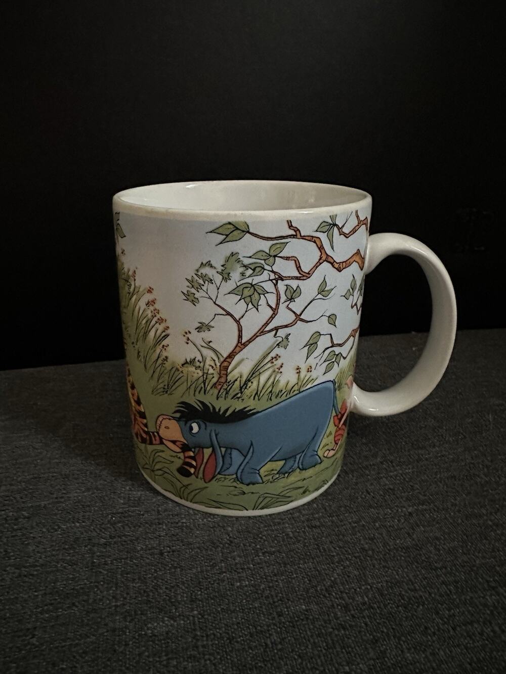 Disney Winnie the Pooh Tigger Eeyore Piglet Rabbit’s House Ceramic Mug